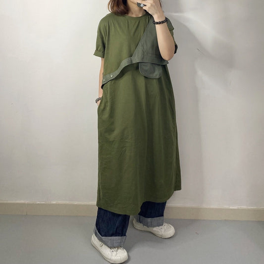 【SALE】工裝假兩件ops