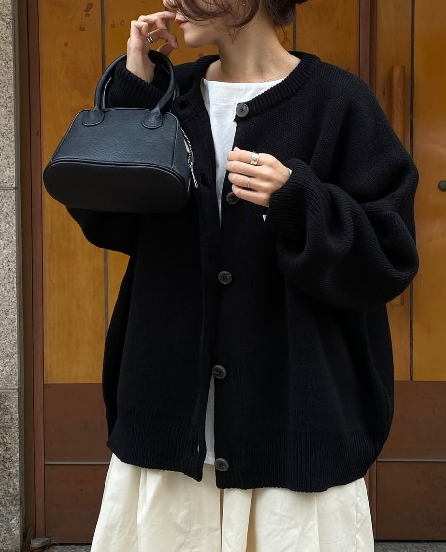 【熱賣comeback】圓領針織外套｜2 col