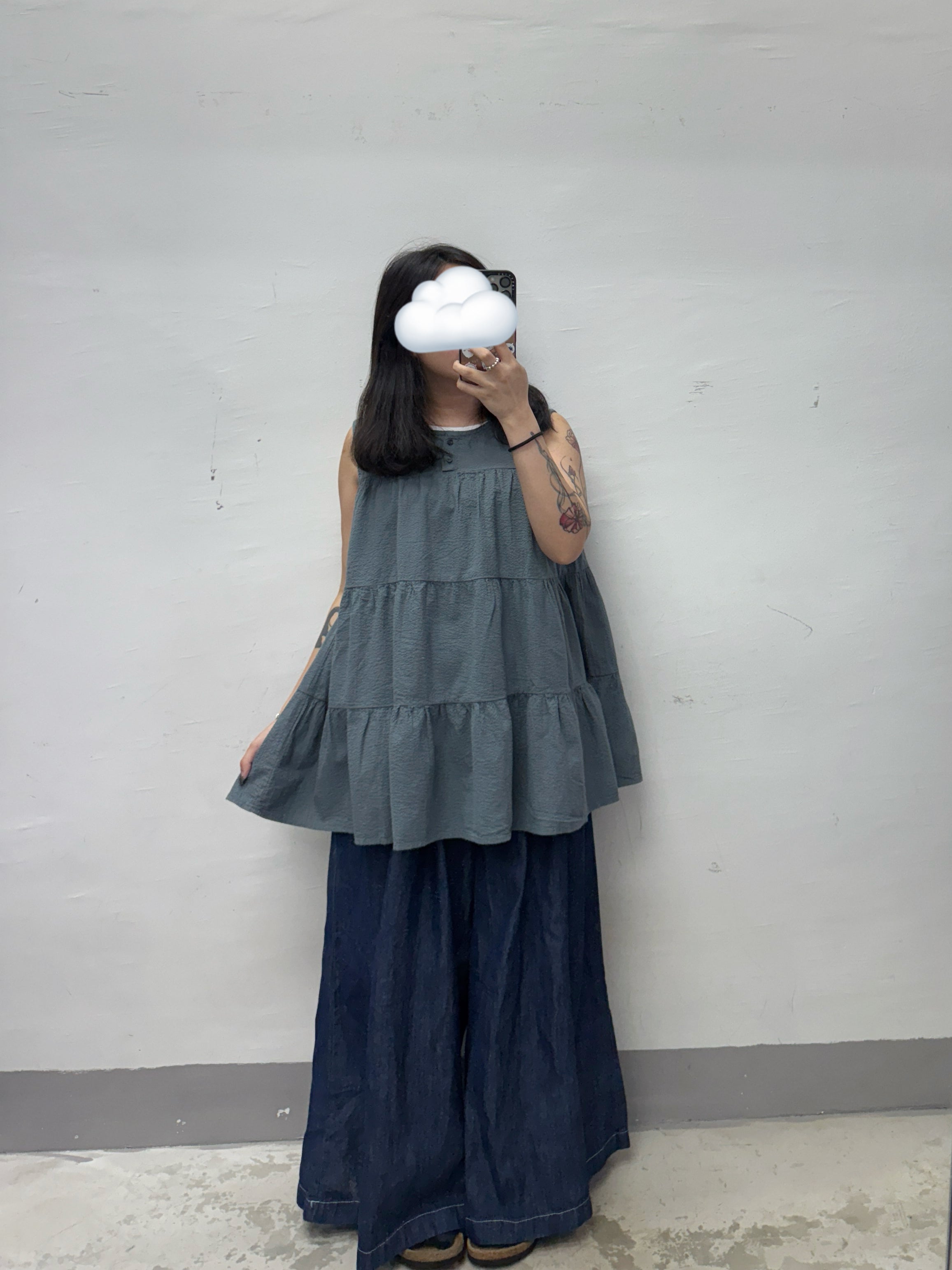 【SALE】粒粒質感層層背心