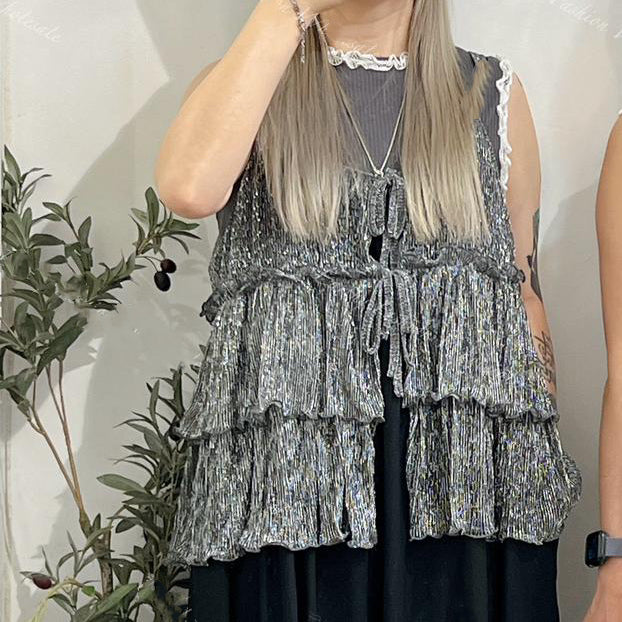 【SALE】閃閃吊帶外搭｜3 col