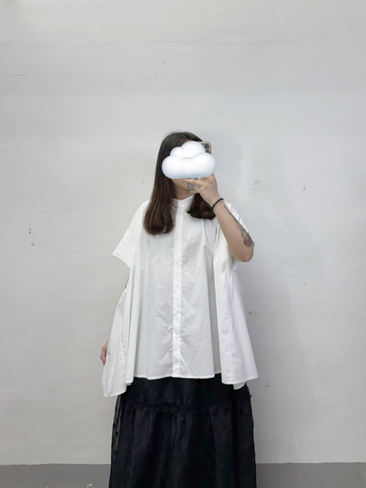 圓領闊型恤上衣丨2 col