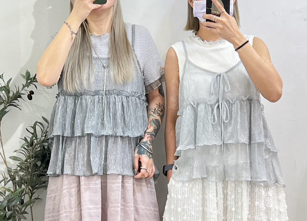 【SALE】閃閃吊帶外搭｜3 col