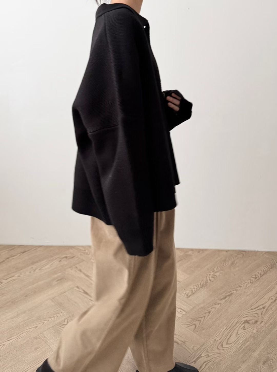 反領針織外套丨2 col