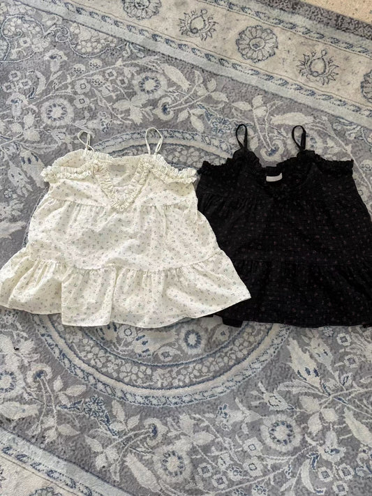 碎花ruffle邊外搭丨2 col