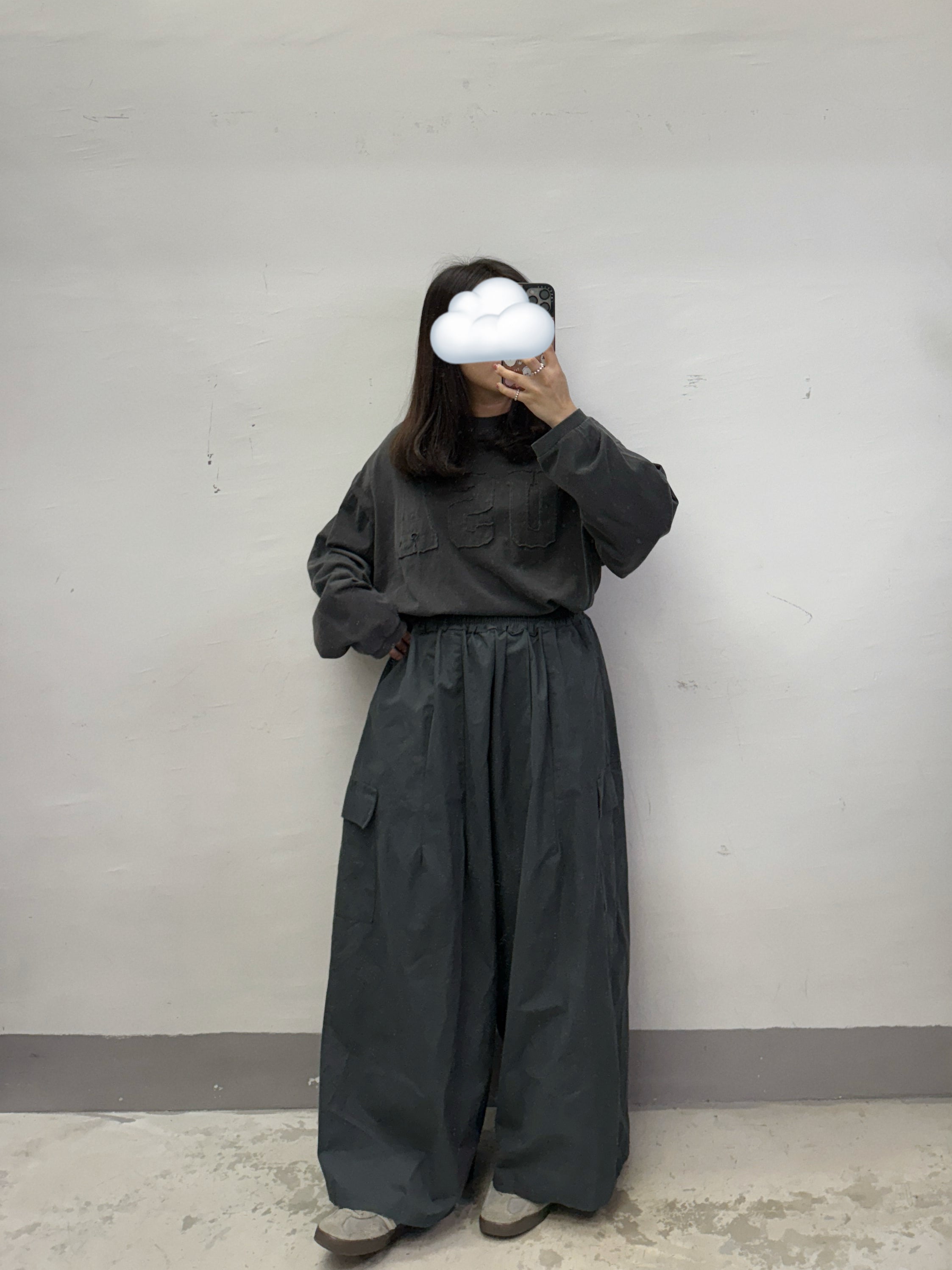 嗦嗦料口袋工裝褲丨4 col