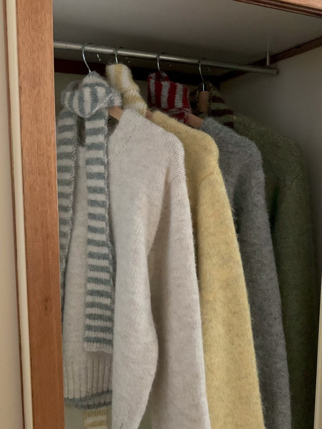 【新品優惠】SET!圍巾拼色毛衣丨4 col