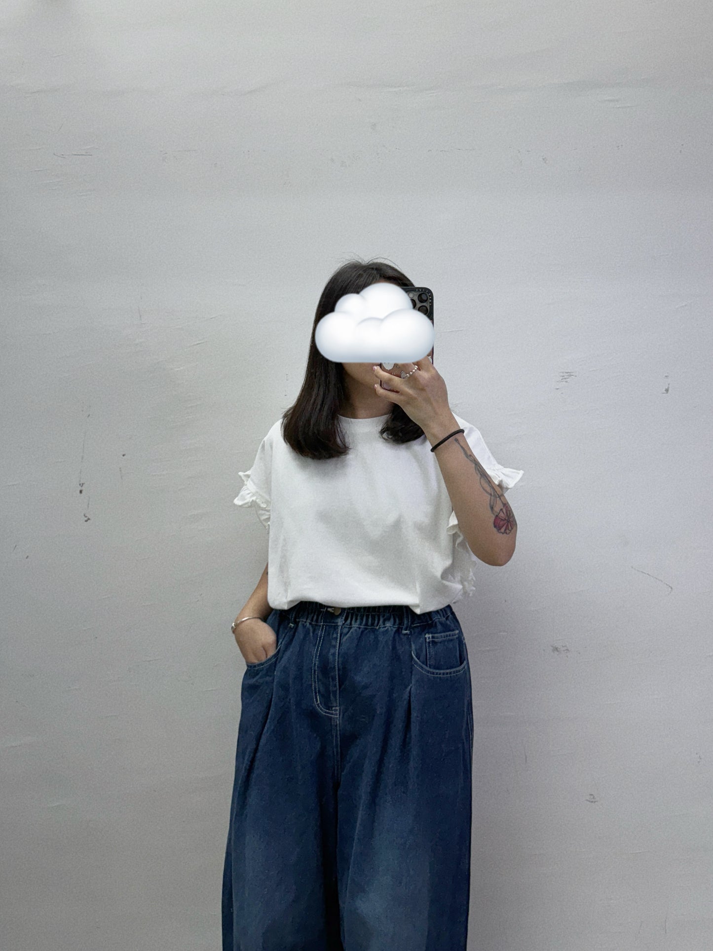 comeback！ruffle邊翼袖top丨3 col