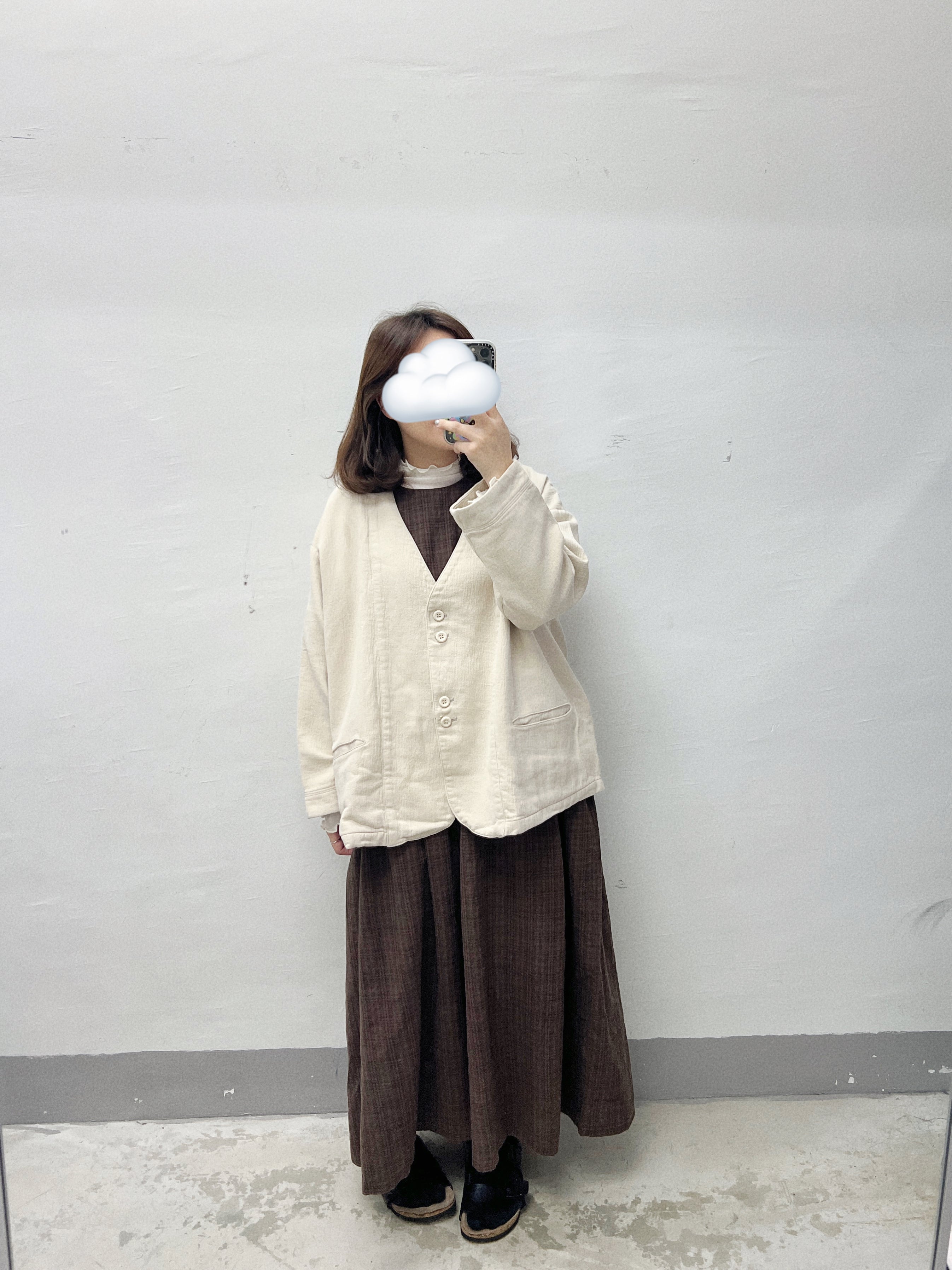 V領挺身棉外套｜3 col