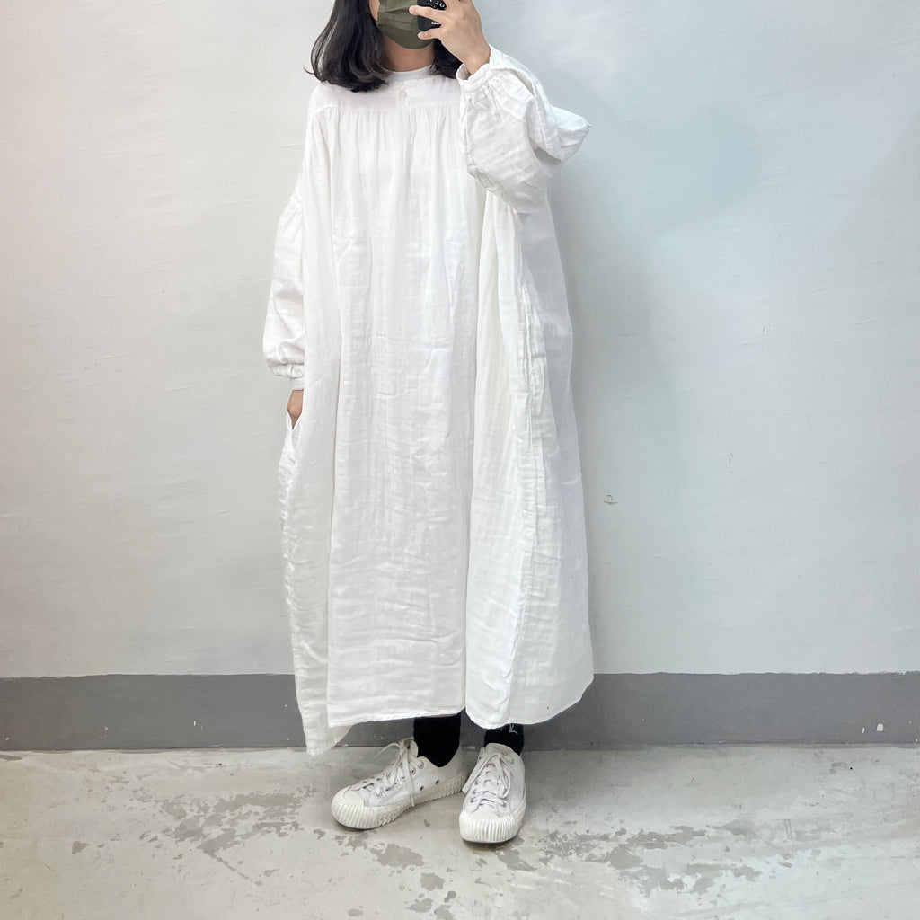 bb棉日系圓領ops｜白