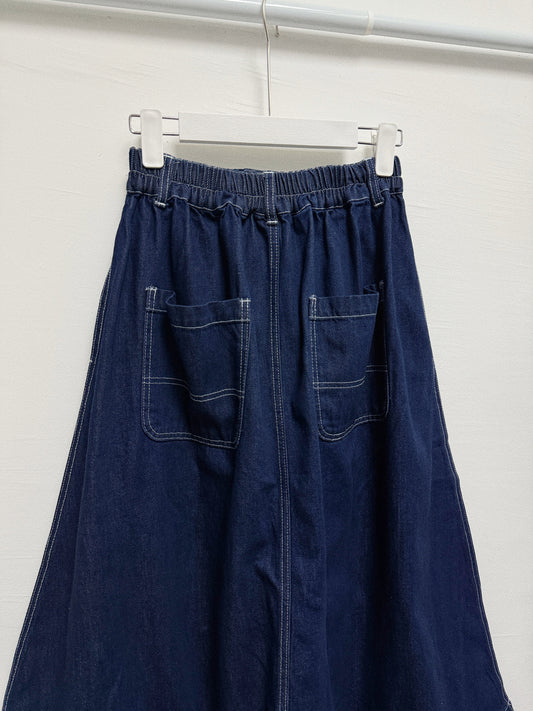 【SALE】明線A-cut牛仔裙