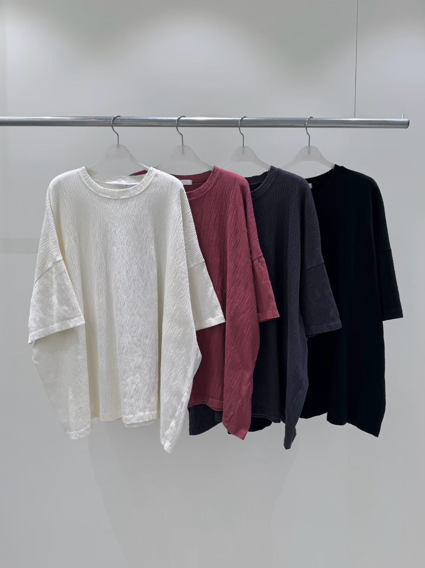 【新品優惠】皺皺紋oversize上衣丨4 col