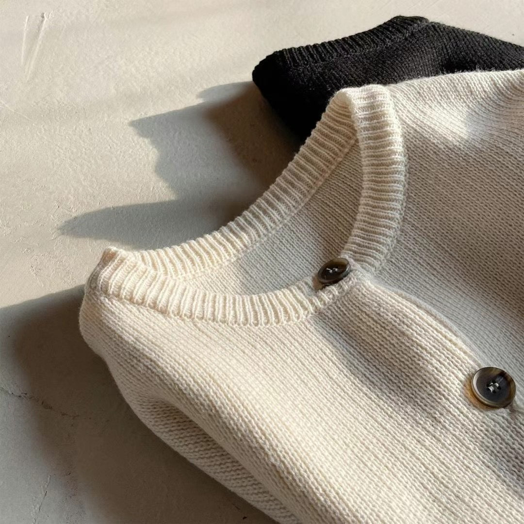 【熱賣comeback】圓領針織外套｜2 col