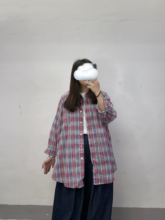 【新品優惠】拼色泡泡棉格紋口袋恤丨3 col