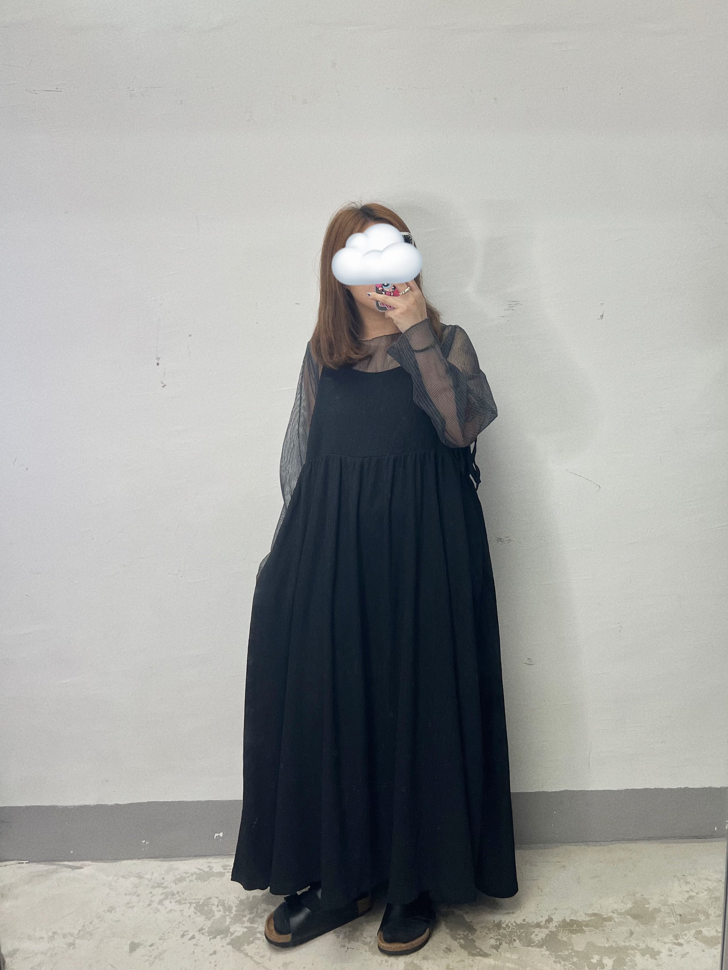 【SALE】樹紋兩側綁帶吊帶ops丨4 col