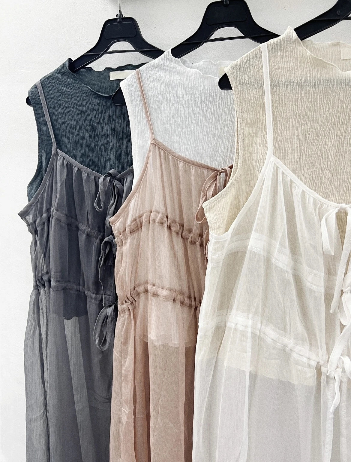 Comeback！木耳領樹紋背心打底｜5 col