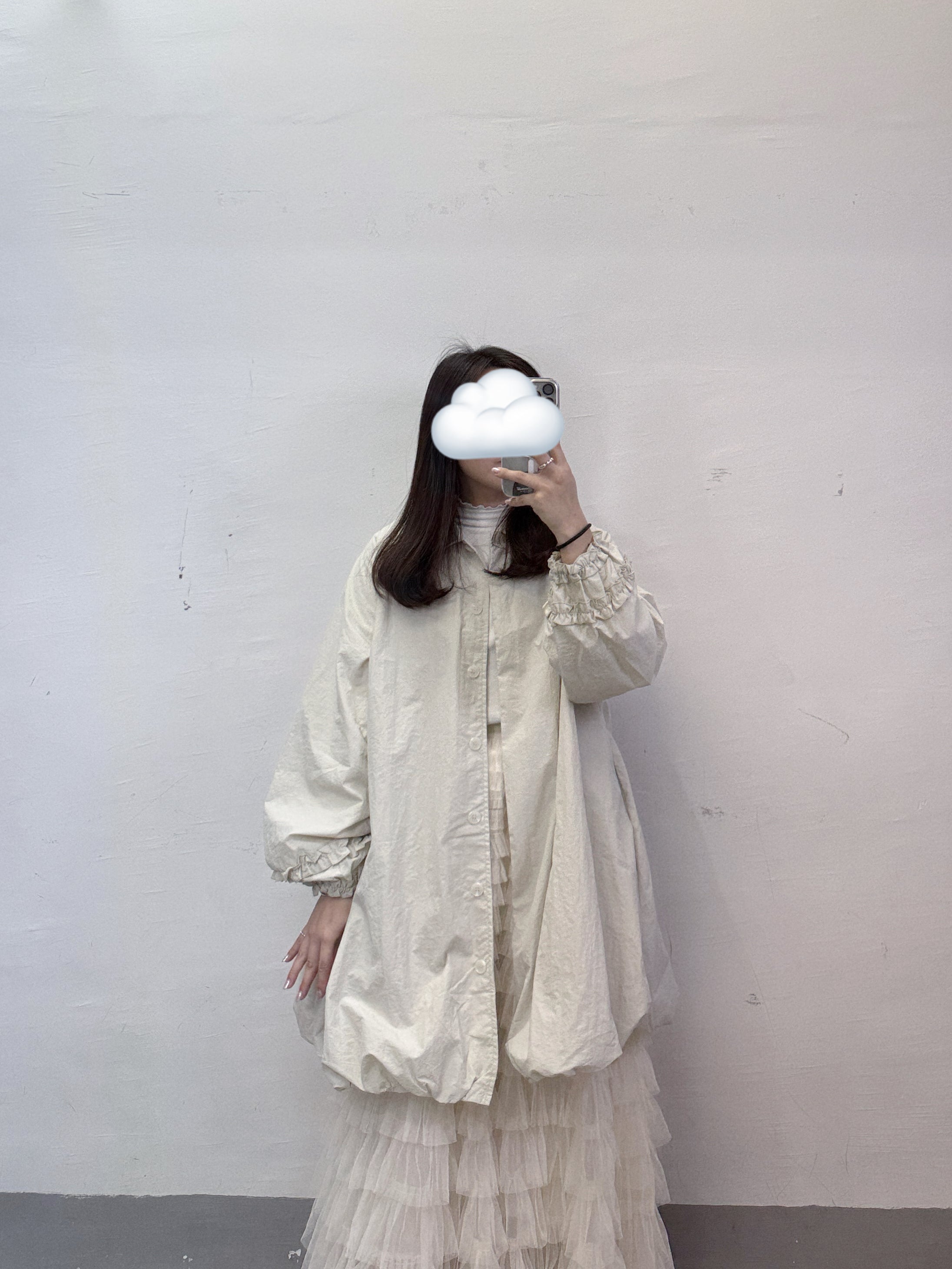 【新品優惠】嗦嗦料娃娃領氣球型外套丨4 col