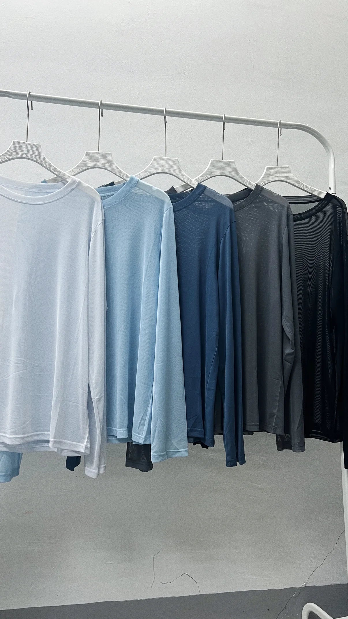 basic半透打底top｜白 黑