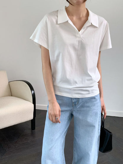 簡約反領上衣丨2 col