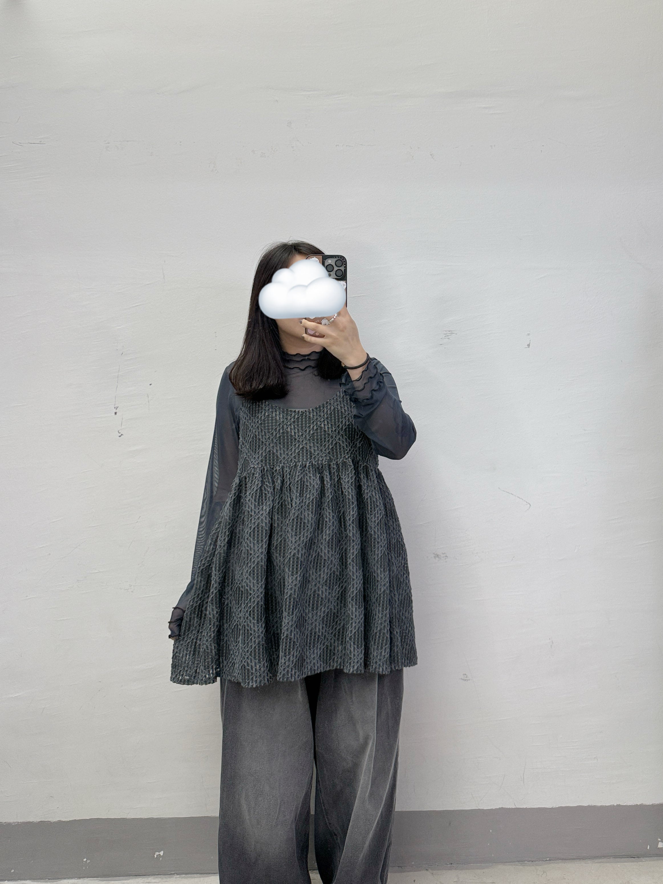 【SALE】立體菱格紋針織外搭丨4 col