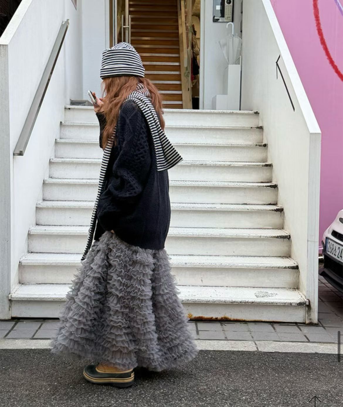 層層ruffle邊紗紗裙丨2 col