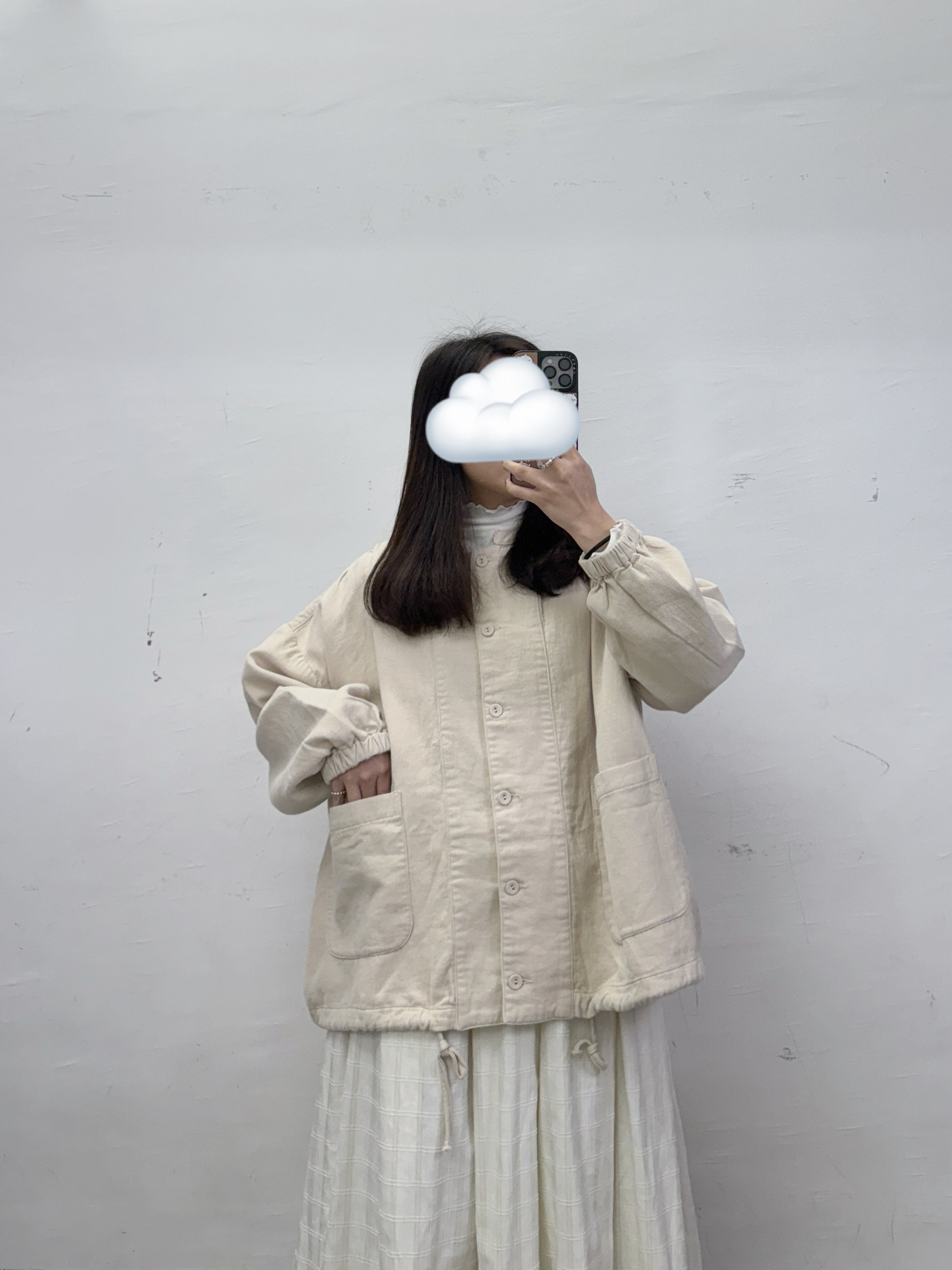 【SALE】棉料束袖口袋外套丨3 col