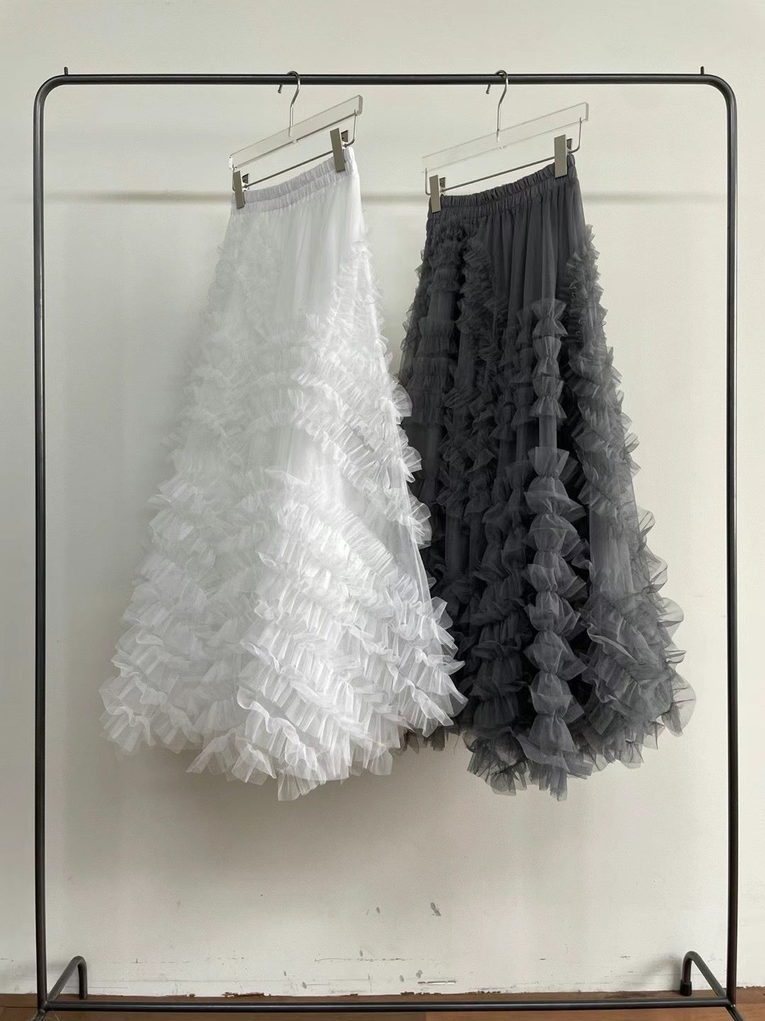 【新品優惠】新色入！ruffle紗紗裙｜3 col