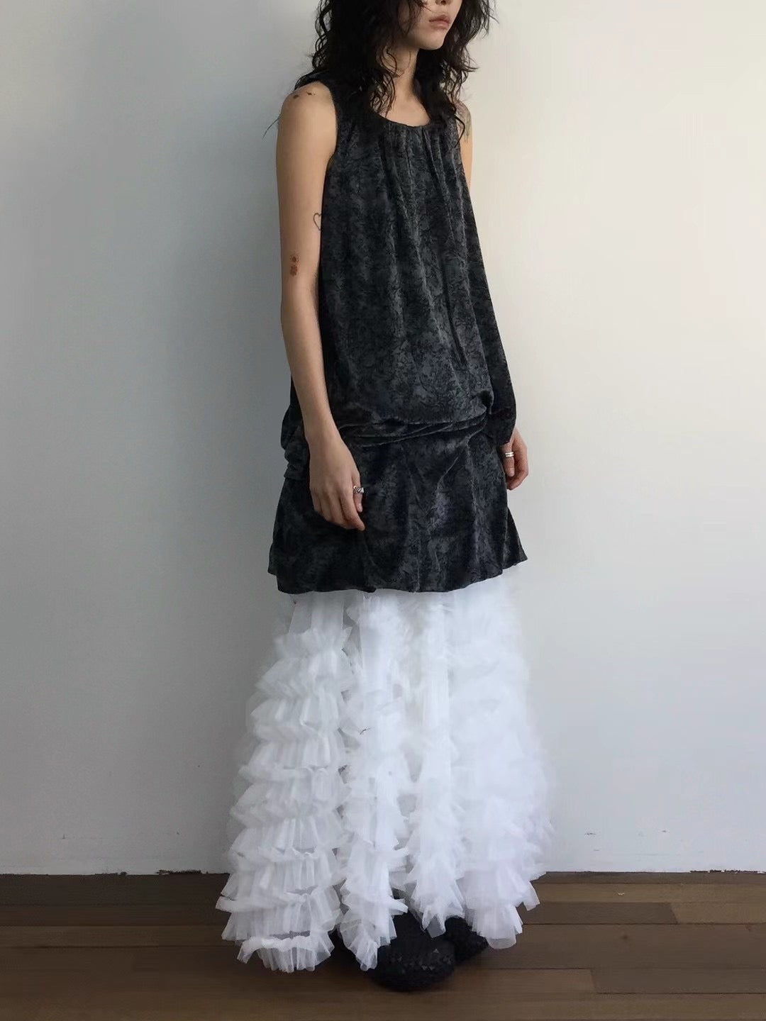 ruffle紗紗裙｜3 col