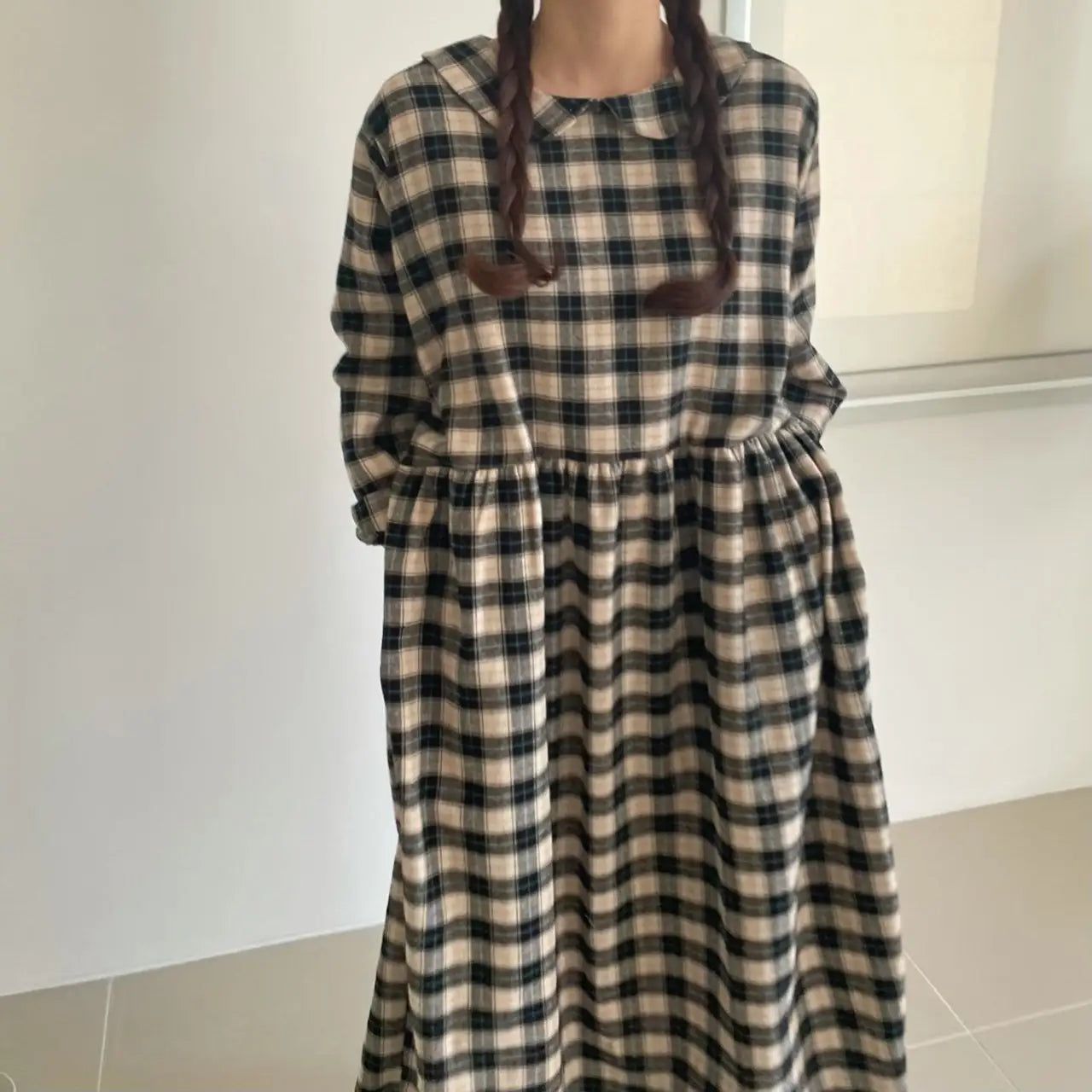 【SALE】2-way bb領格紋ops｜黑