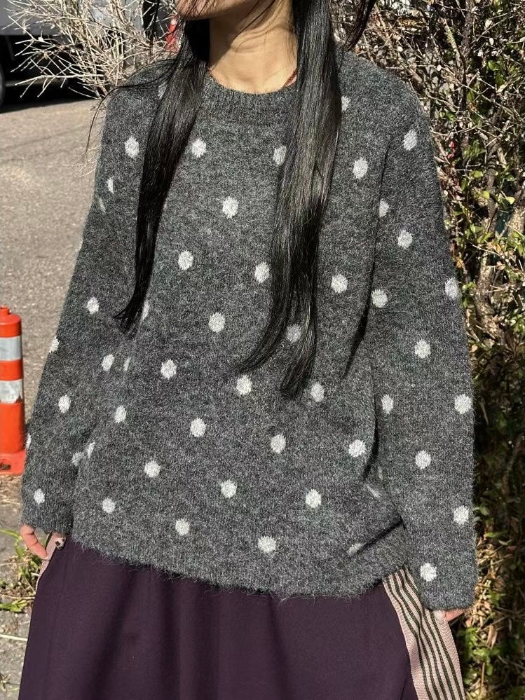 波點冷衫丨3 col