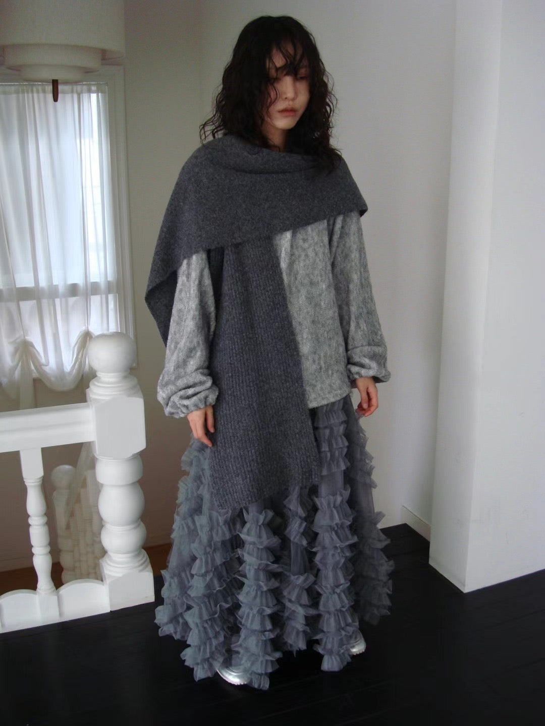 【新品優惠】新色入！ruffle紗紗裙｜3 col