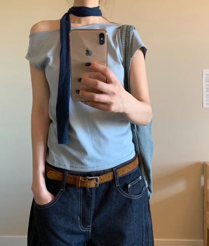 【SALE】斜膊daily top丨6 col