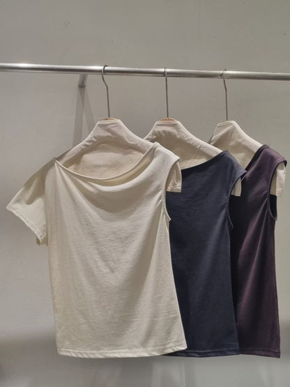 【SALE】斜膊daily top丨6 col