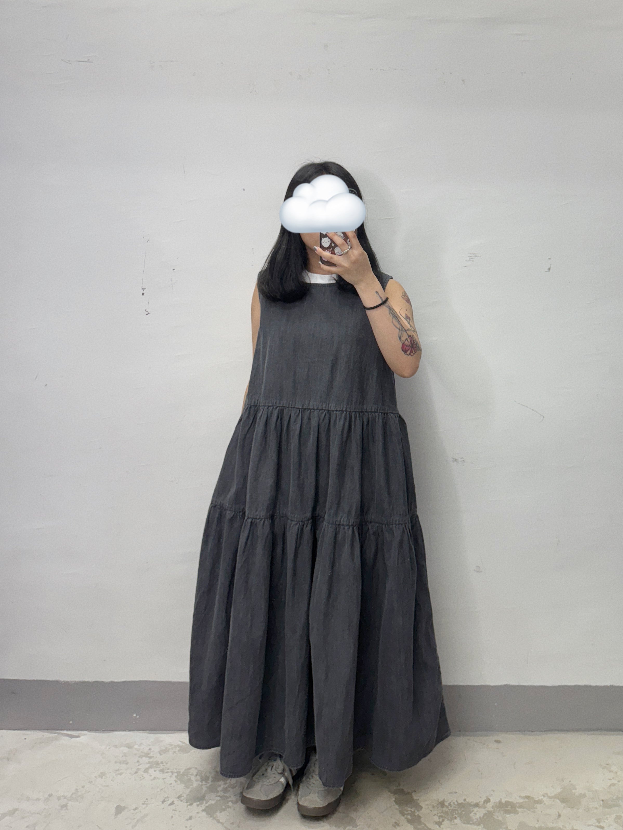 洗水色牛仔層層ops丨2 col