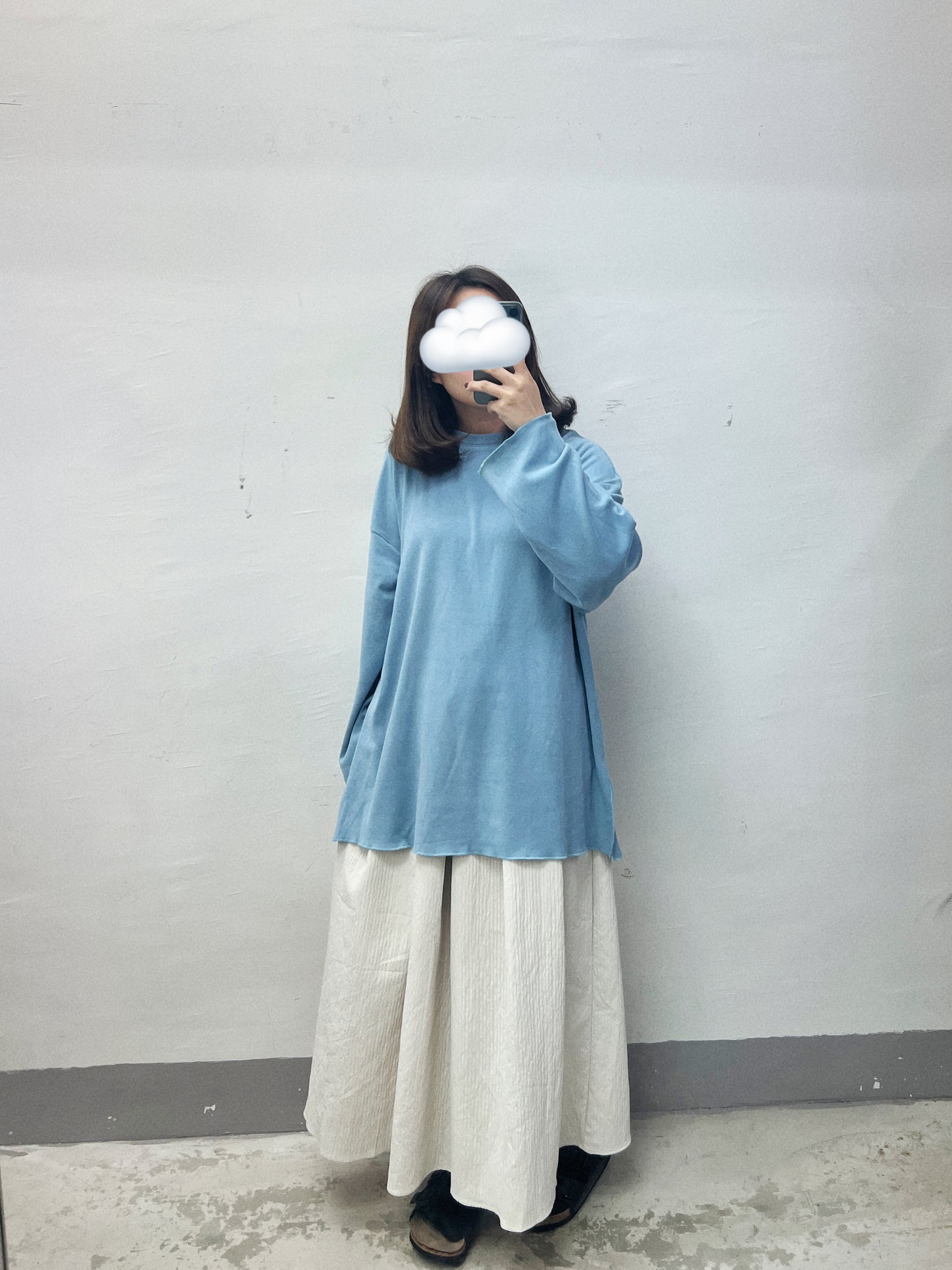 【新品優惠】oversize磨毛basic top｜3 col