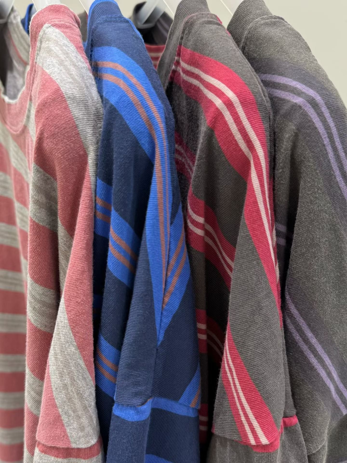 拼色條紋上衣丨4 col