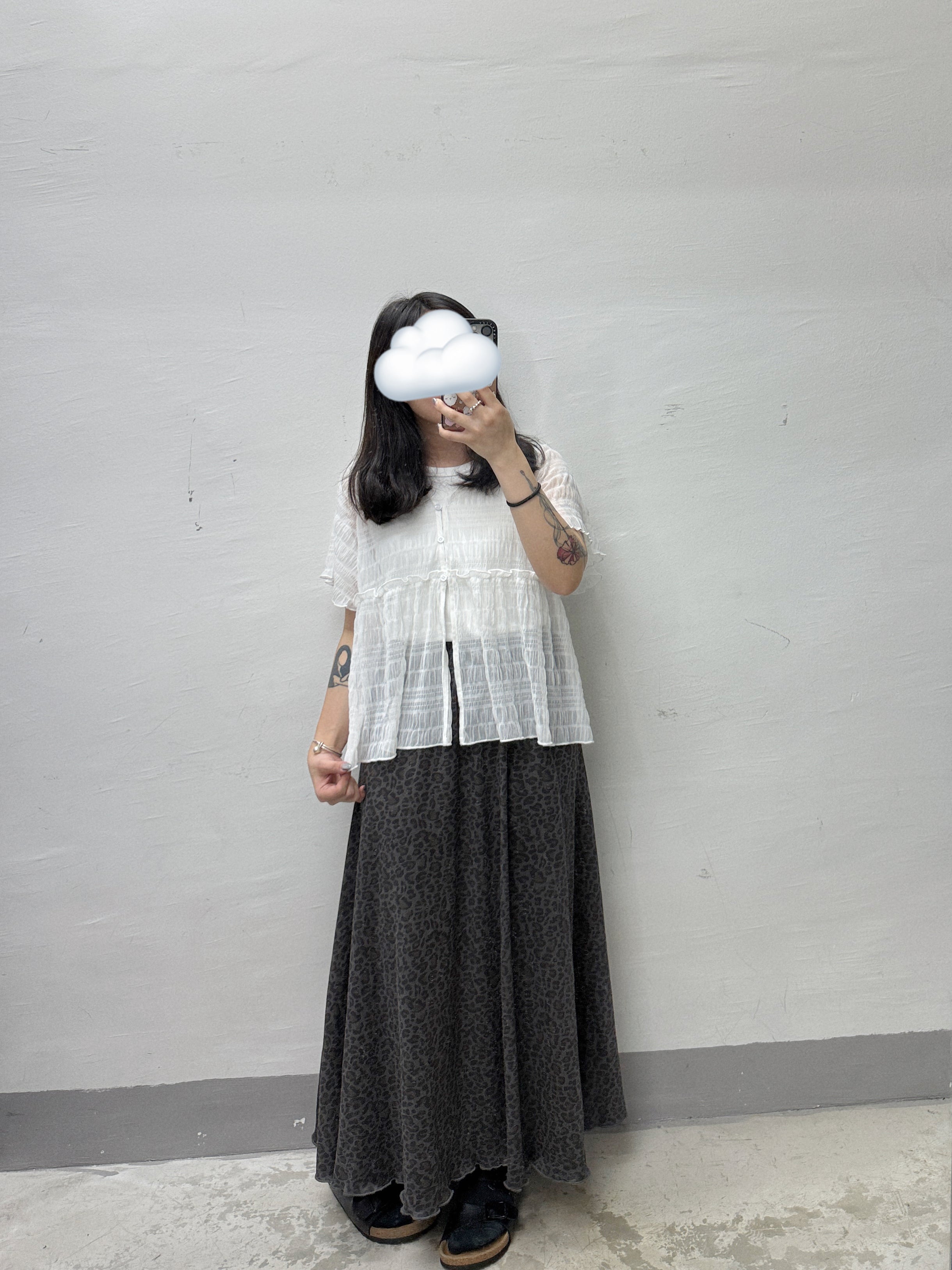 豹紋半身裙丨2 col