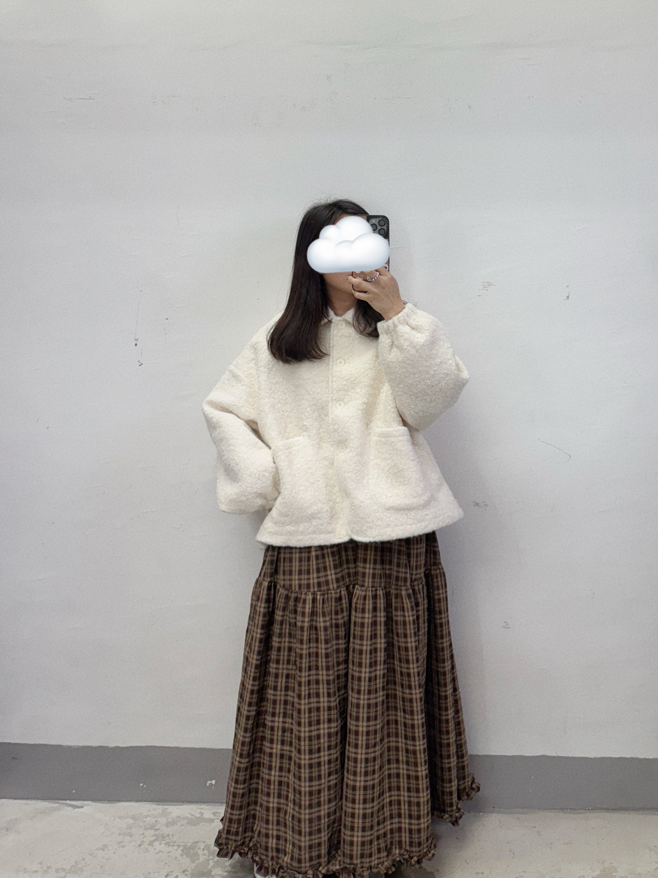 娃娃領羊羔毛外套丨3 col