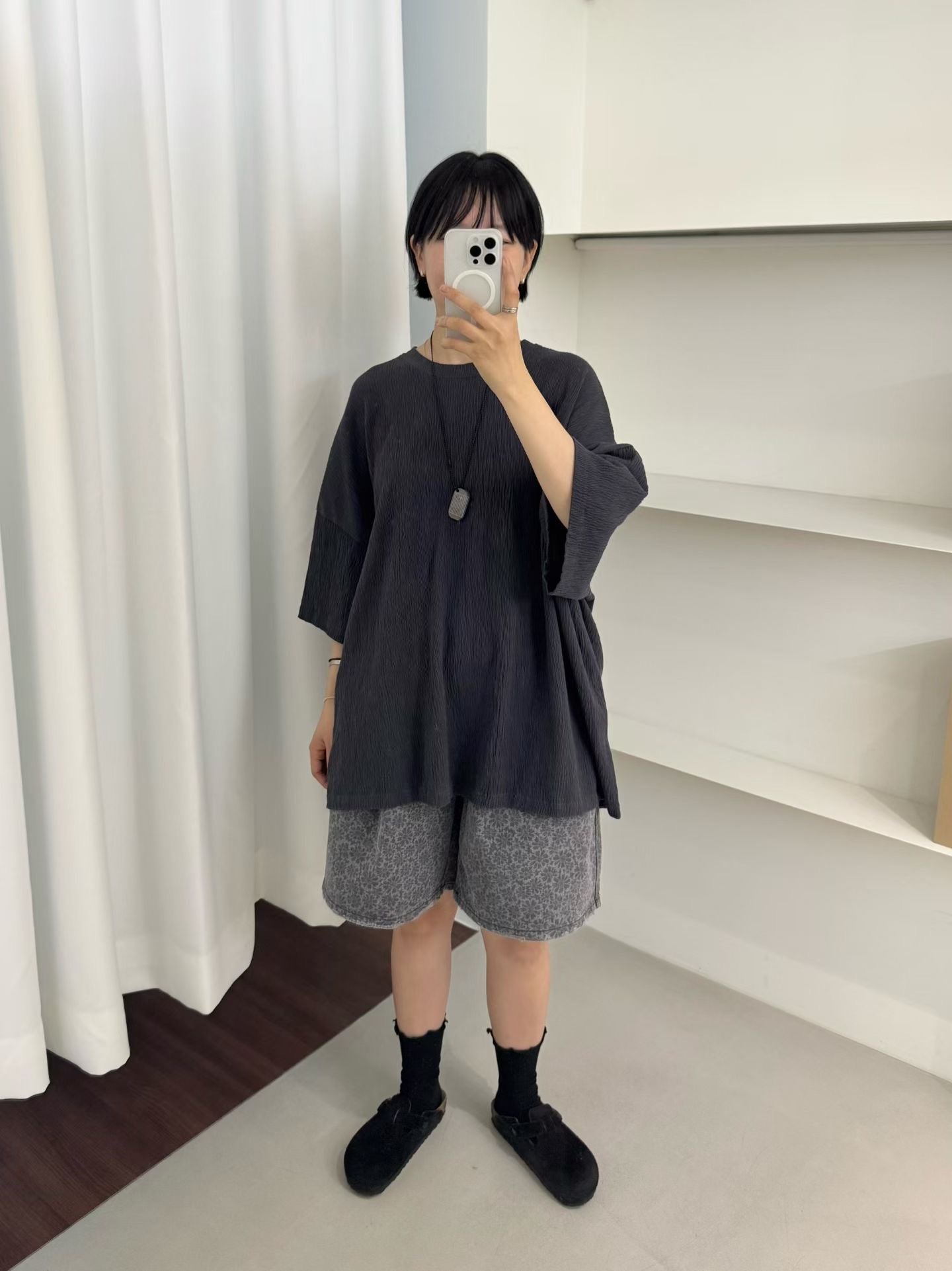 【新品優惠】皺皺紋oversize上衣丨4 col