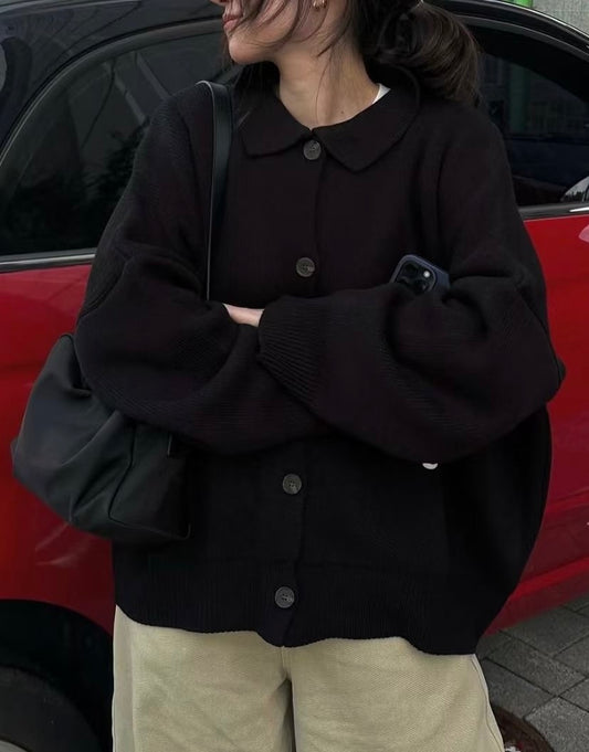 【SALE】反領針織外套丨2 col