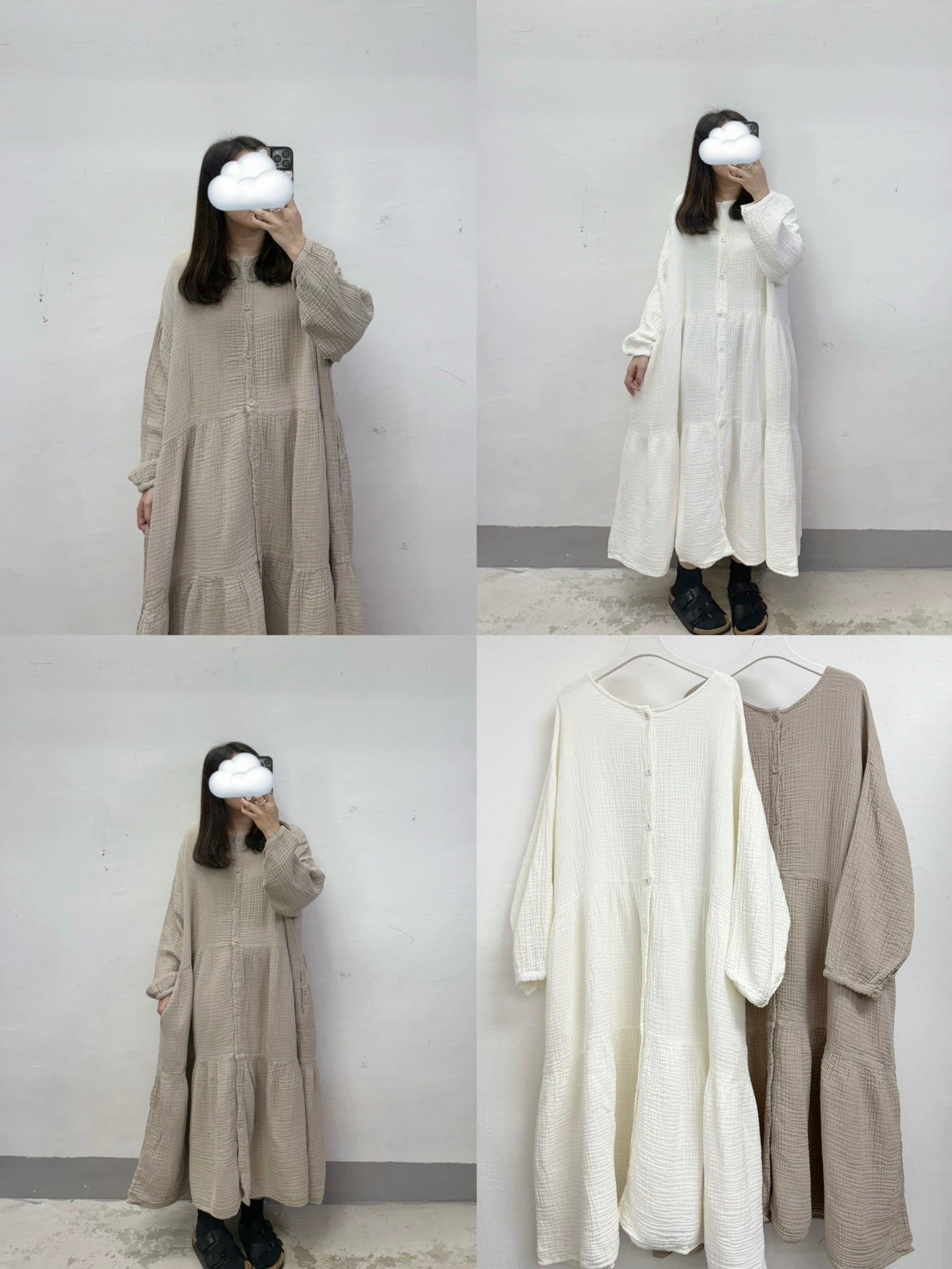 bb棉圓領開胸ops丨2 col