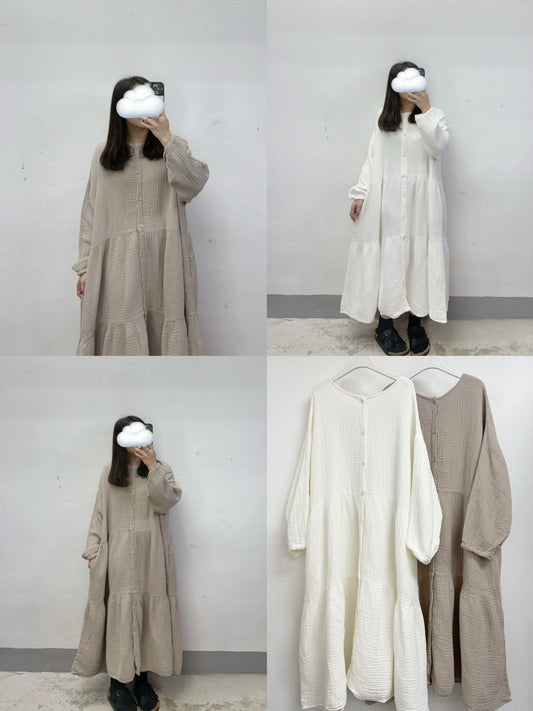 bb棉圓領開胸ops丨2 col