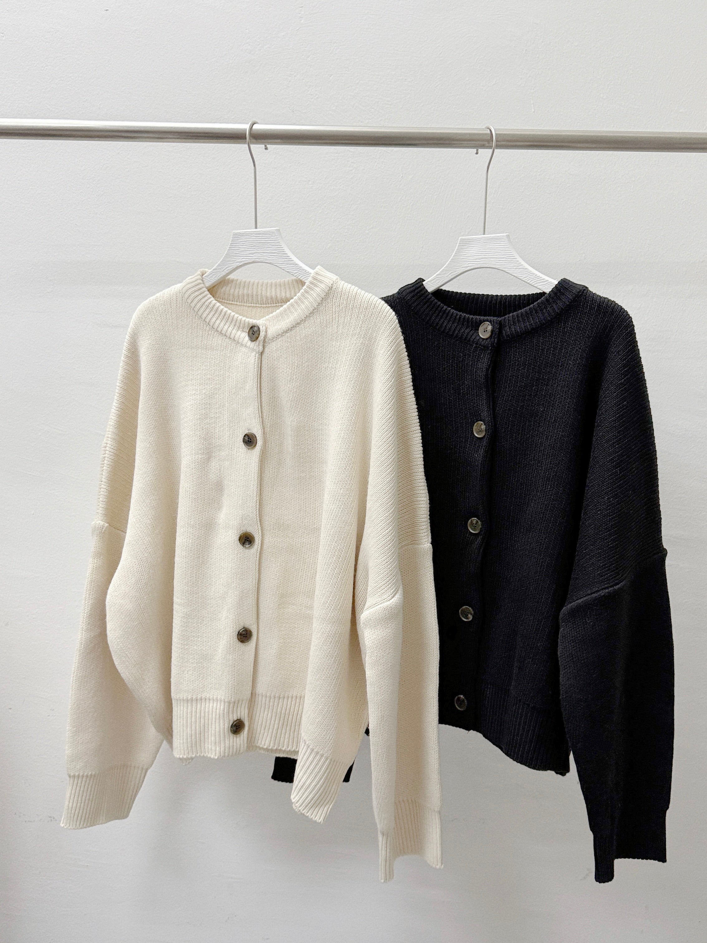 【熱賣comeback】圓領針織外套｜2 col