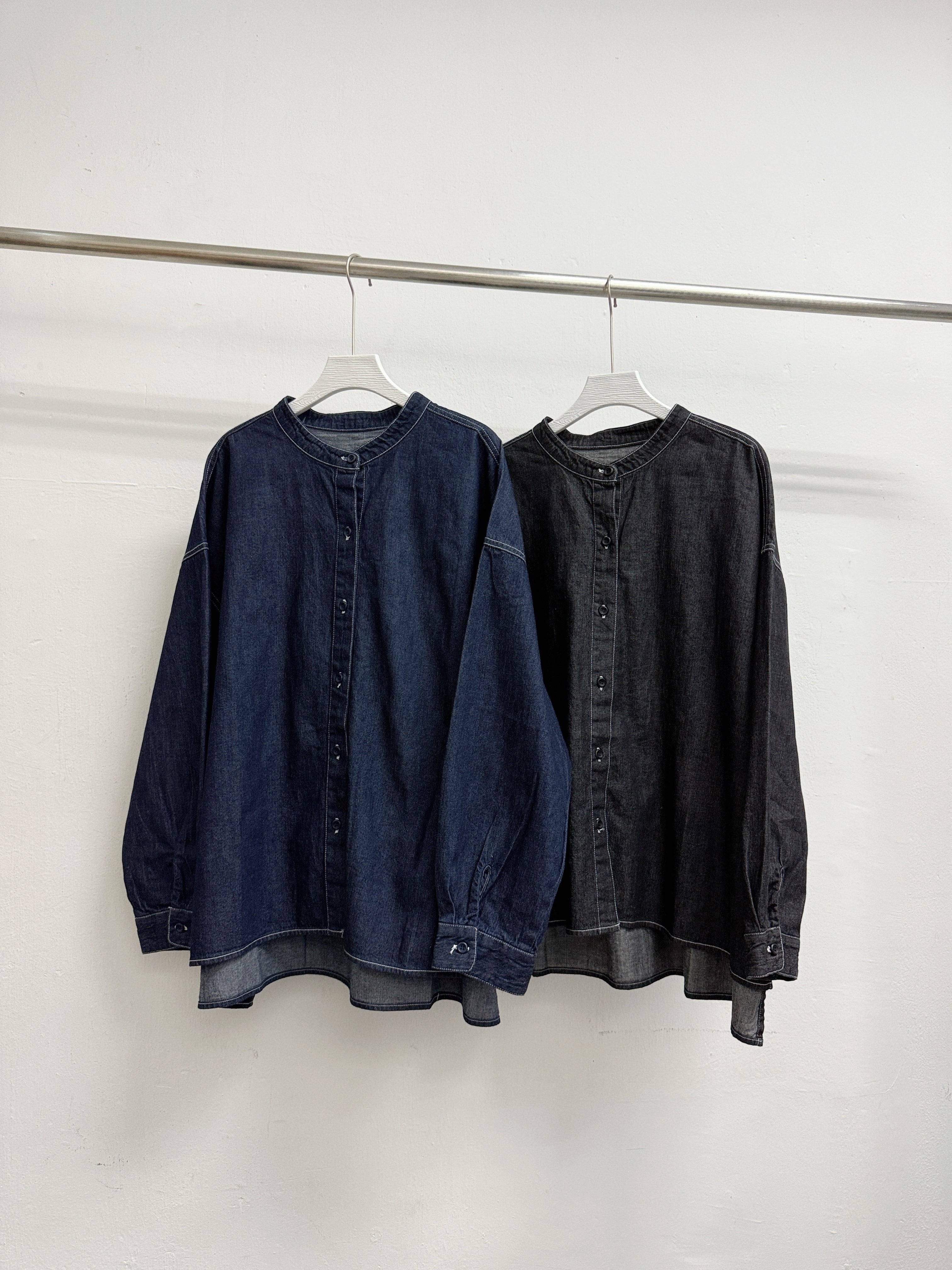 【新品優惠】明線圓領牛仔恤丨2 col