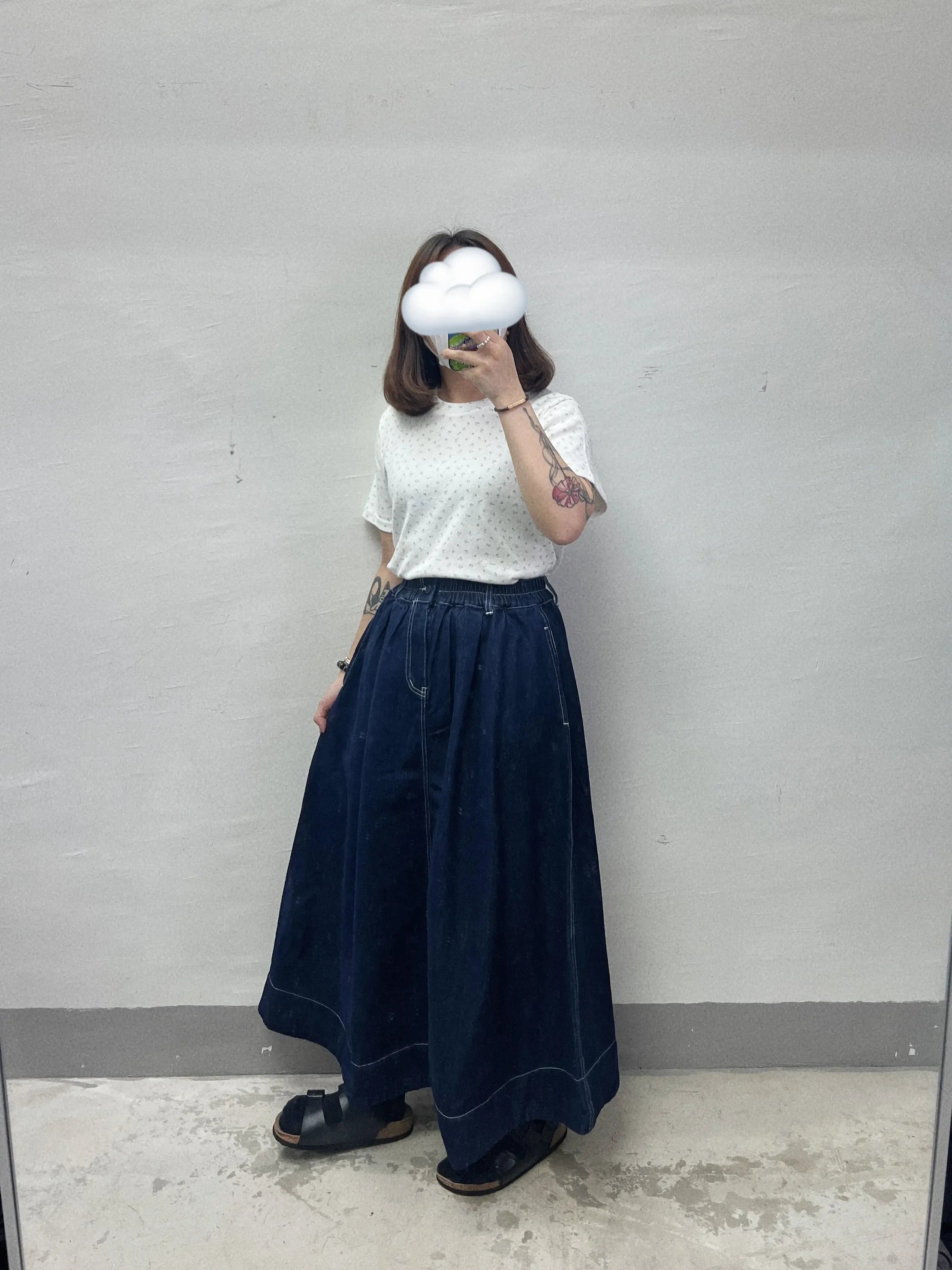 【SALE】碎花點點top｜奶油