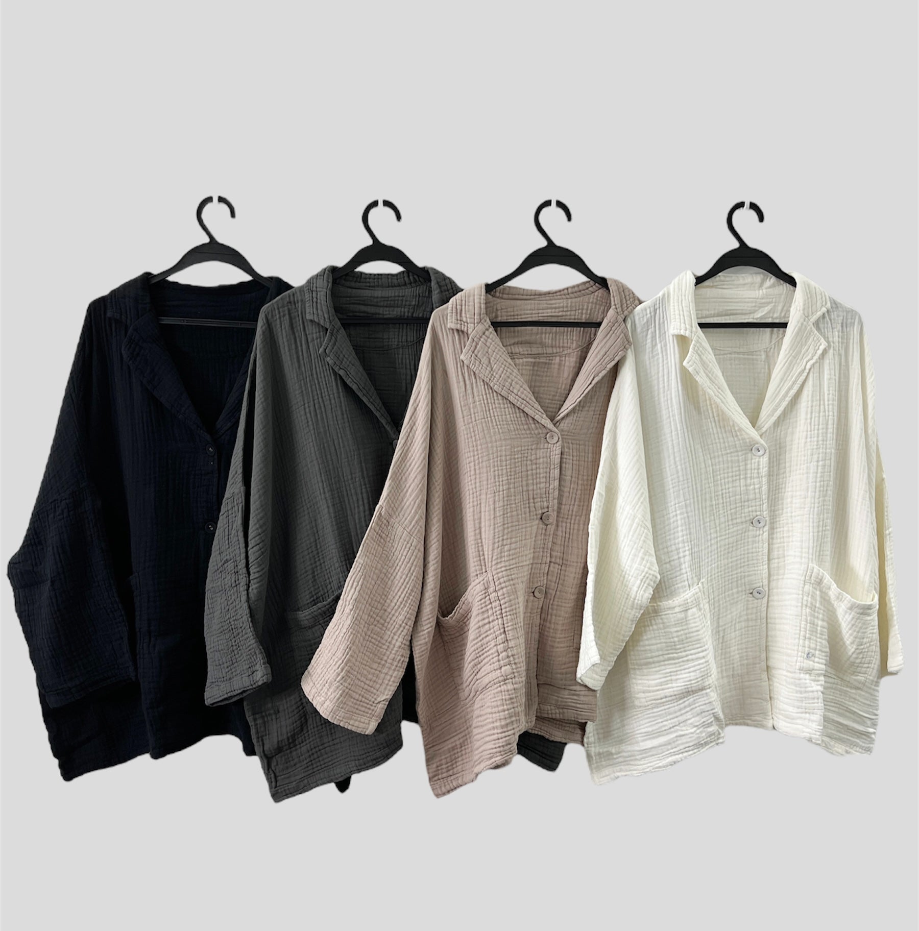 bb棉西裝領外套｜4 col