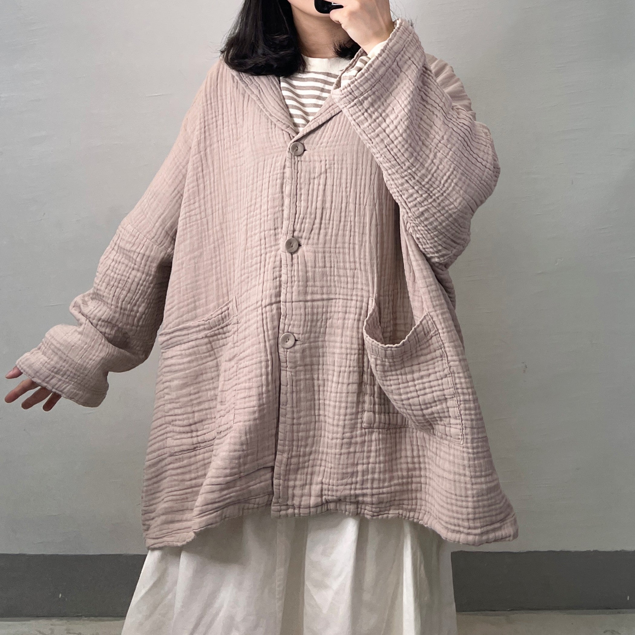 bb棉西裝領外套｜4 col