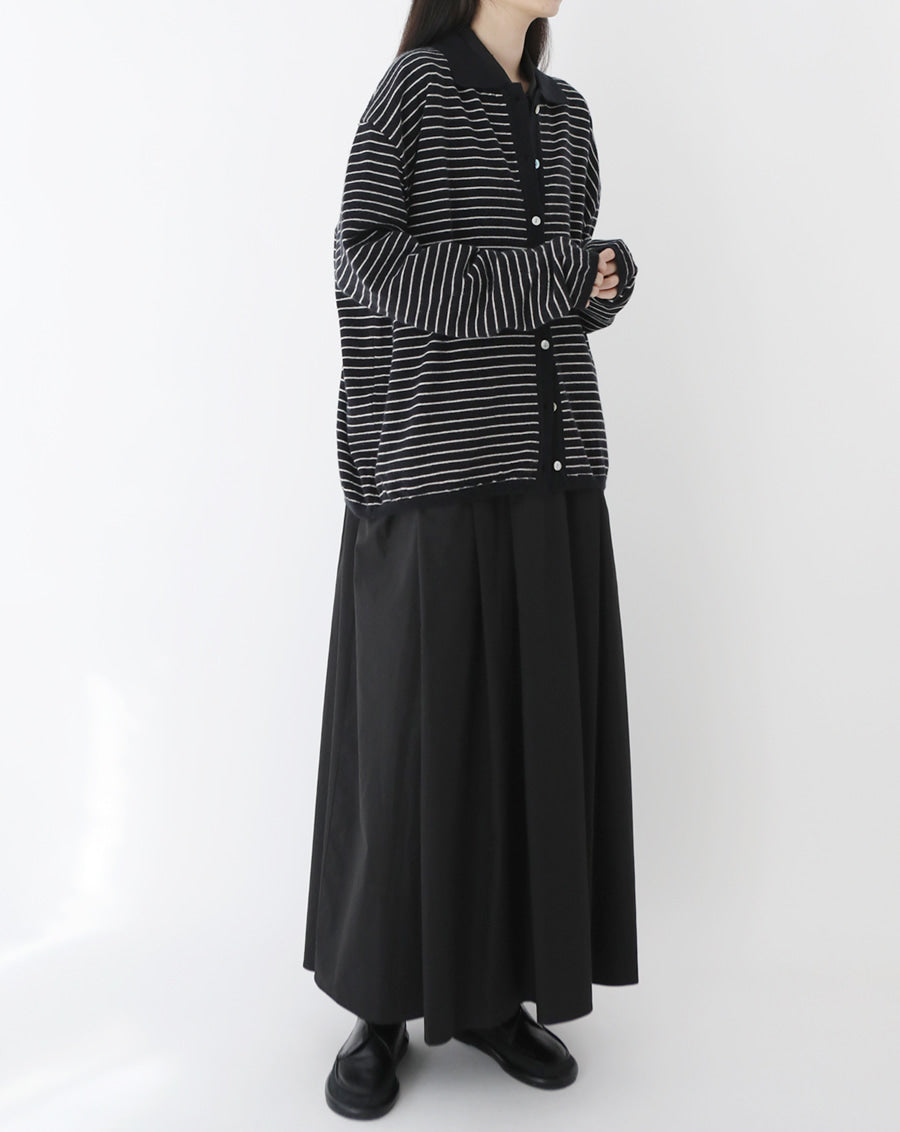 【新品優惠】反領條紋針織外套丨3 col