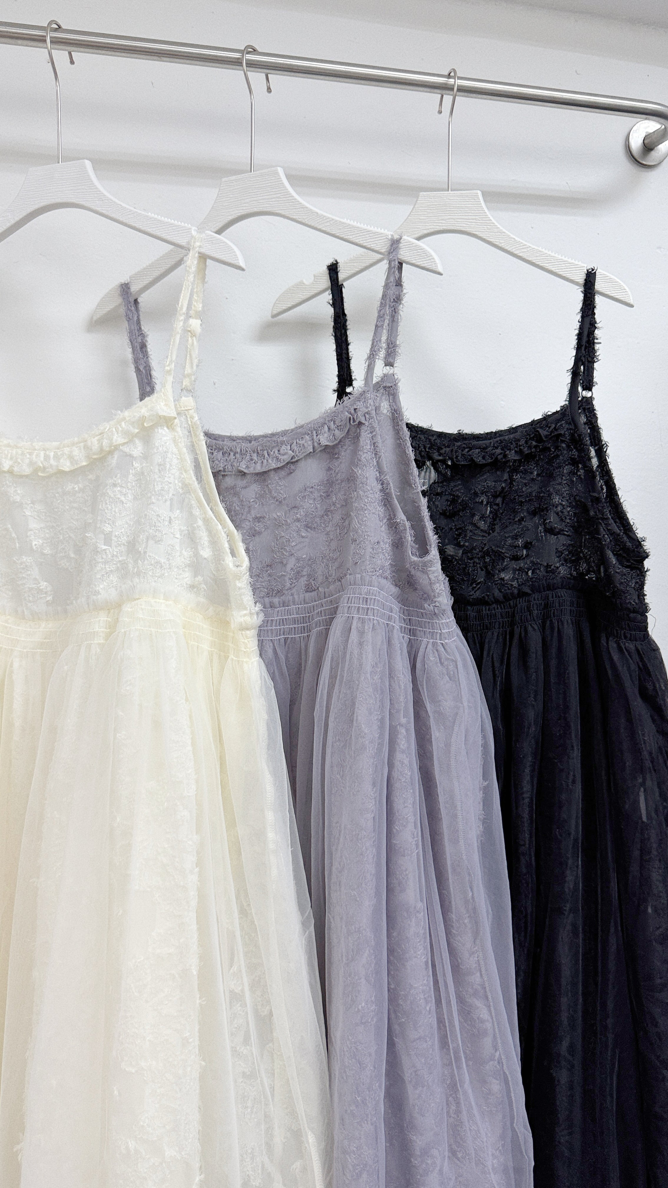 【SALE】推！花花紋拼紗ops丨黑