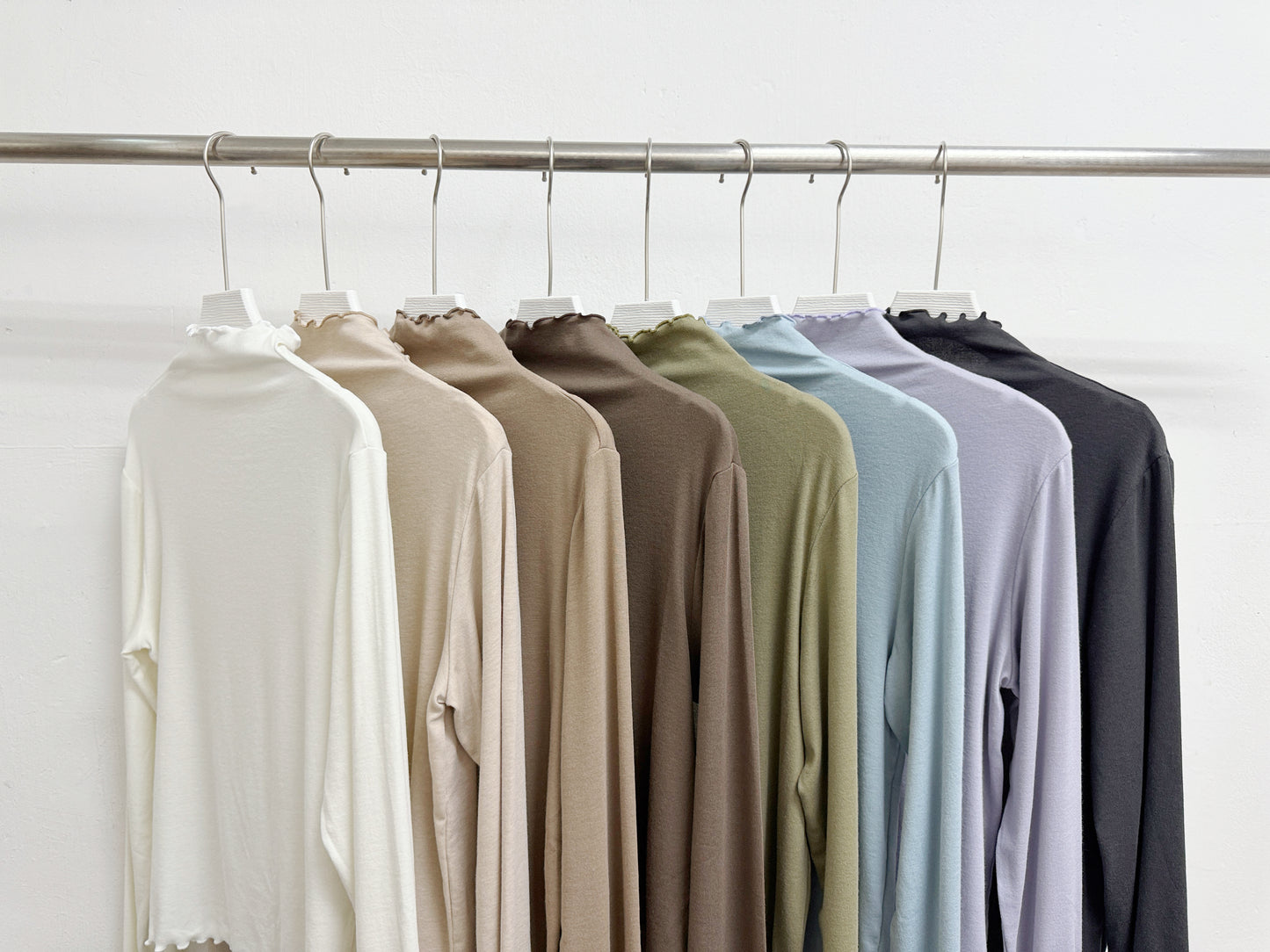 親膚舒服~捲邊內搭丨米白 啡