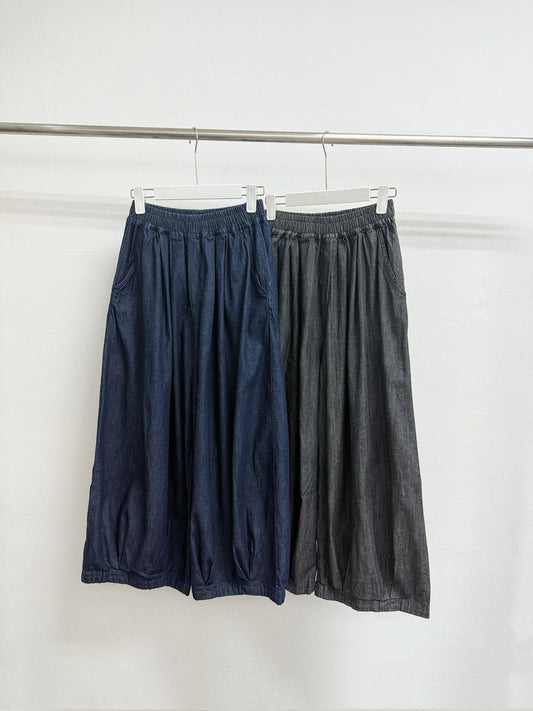 推！全橡筋牛仔氣球型闊褲丨 2 col